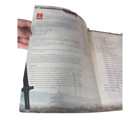 Ninja Gaiden II Prima Official Game Guide Xbox 360 Tecmo Strategy Book - Picture 4 of 10